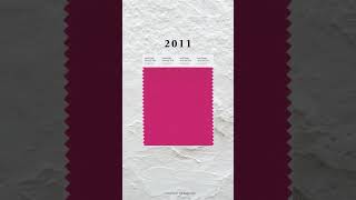 Pantone Color History [upl. by Nicki]