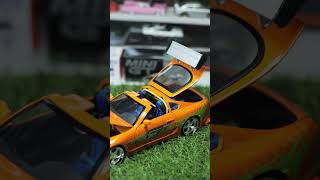 Jada Toys Fast and Furious Brians Toyota Supra dailydosediecast modelcars [upl. by Epolenep562]