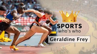 😘Géraldine Frey 4K  Switzerland Womens 100m200mTrackampfield goddessGéraldineFreySwitzerland [upl. by Mair]