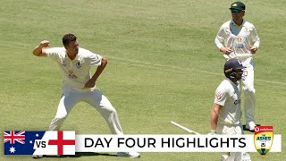 England collapse as ruthless Aussies claim first Test  Mens Ashes 202122 [upl. by Huckaby474]