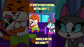 ✨ Baby Don’t Cry 🚌 Wheels on the Bus Song 🎵 Fun Nursery Rhymes 😻 Purr Purr [upl. by Heyer956]