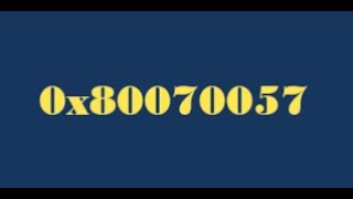 SOLVE WINDOWS INSTALL ERROR CODE 0X80070057 FIX  in Hindi [upl. by Irahc]