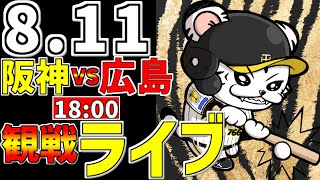 【 阪神公式戦LIVE 】 811 阪神タイガース 対 広島東洋カープ プロ野球一球実況で一緒にみんなで応援ライブ 全試合無料ライブ配信 阪神ライブ 髙橋遥人 ＃とらほー ライブ [upl. by Ford]