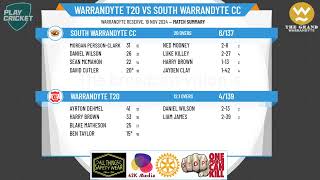 Warrandyte T20 v South Warrandyte CC [upl. by Aneris]