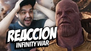 INFINITY WAR Trailer Oficial  REACCIÃ“N  Mylo Brizuela [upl. by Hube122]