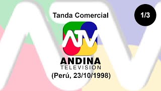 Tanda Comercial ATV Perú 23101998 13 [upl. by Eelan]