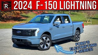 The 2024 Ford F150 Lightning Platinum Is A Useful amp Ultra Fancy Electric FSeries [upl. by Niltiac]