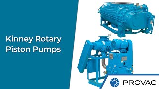 Kinney Rotary Piston Pumps  Applications amp Uses [upl. by Malissia]