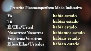 ESTAR  Pretérito Pluscuamperfecto de Indicativo  Conjugación de Verbos en español [upl. by Otsedom]