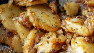 Were Having Skillet Potatoes and Onions for Breakfast  How to make Skillet Potatoes [upl. by Essirahc]