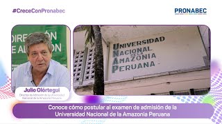 Conoce cómo postular al examen de admisión de la Universidad Nacional de la Amazonía Peruana [upl. by Arras]