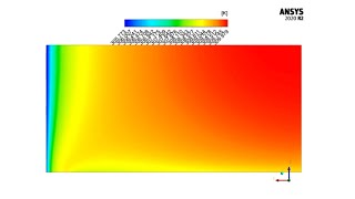 Reverse Cross Flow Plate Heat Exchanger CFD Simulation [upl. by Hotchkiss]