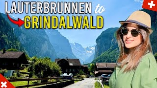 Switzerland 🇨🇭 Travel itinerary VlogLauterbrunnen to GrindelwaldSwiss Series Episeode4 [upl. by Aihseuqram]