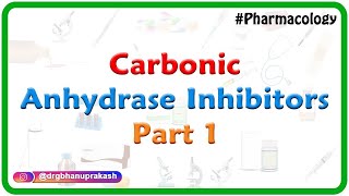 Carbonic anhydrase inhibitors  Part 1  Medvizz pharmacology [upl. by Tarryn165]