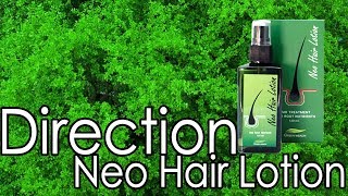 Direction for Neo Hair Lotion Hair Growth and Hair Root Nourishment Spray [upl. by Lusar]