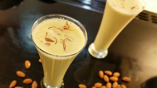 Creamy Almond amp Saffron Milk [upl. by Kramnhoj]