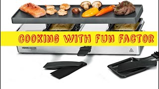 Cooking with fun Factor raclette rommelsbacher [upl. by Dine383]