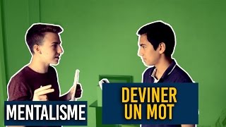 Magie n°115 DEVINER un MOT  tour de mentalisme [upl. by Masao]