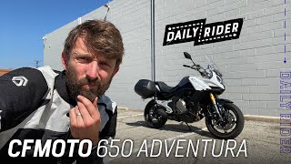 The Chinese Versys 2022 CFMOTO 650 ADVentura Review  Daily Rider [upl. by Hailey]