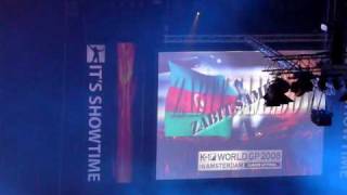 Zabit Samedov entrance Amsterdam 2008 K1 WGP [upl. by Ostap]