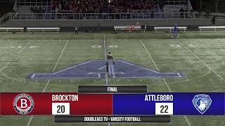 Football Brockton vs Attleboro 11152024 [upl. by Netnilc]