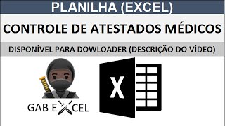 PLANILHA  CONTROLE ATESTADOS MÉDICOS atestado cid [upl. by Akenat57]