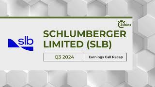 Schlumberger Limited SLB Earnings Call Recap for Q3 2024 [upl. by Kolodgie]