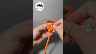 日常實用結 Guyline Hitch Tautline Hitch 營繩結緊繩索 結與繩 Knot diy 地震 平安 [upl. by Dulcine]