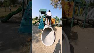 Bella ciao playground parkour climbing pov [upl. by Laehcim]