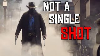 Beating Red Dead Redemption 2 without getting shot [upl. by Noevart]