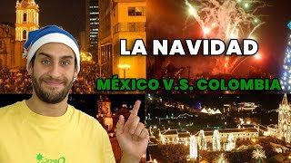 Navidad en COLOMBIA VS navidad en MÉXICO 🇨🇴 🇲🇽 🎄 [upl. by Ellevart977]