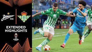 Zenit vs Real Betis Extended Highlights  UEL Round of 16  Leg 1  CBS Sports Golazo Europe [upl. by Higley571]