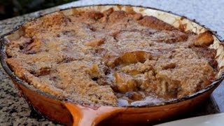 How to make Southern Peach Cobbler on a Kamado Joe  Recipe [upl. by Kristien]