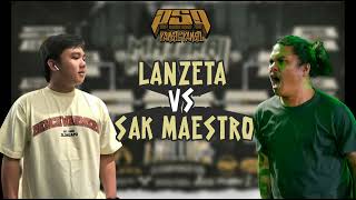 BATTLE PREVIEW PSP  LANZETA vs SAK MAESTRO  MATIRA MAYAMAN [upl. by Latty]