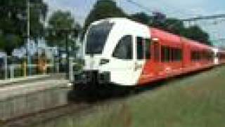 Brandnew Arriva GTWStadler electric trainstest runnningNL [upl. by Llehcnom645]