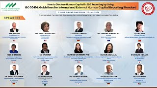 Disclosing Human Capital Using ISO 30414 Guidelines for Internal amp External Human Capital Reporting [upl. by Ranson]