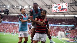 Gabriel vive tarde de Gabigol joga bem faz 2 gols mas Galo diminui e o Fla vence por 3 a 1 LIVE [upl. by Ecam]