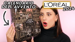 CALENDARIO DELLAVVENTO LOREAL PARIS 2024 🎁 [upl. by Ayak]