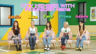 Member ITZY Ternyata Punya Nama Indonesia [upl. by Maggi]