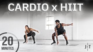 20 Minute Full Body Cardio HIIT Workout NO REPEAT [upl. by Carper]