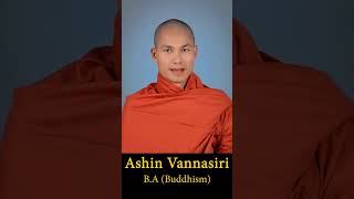 Fame And Wealth  Ashin Vannasiri BA Buddhism [upl. by Atinek]