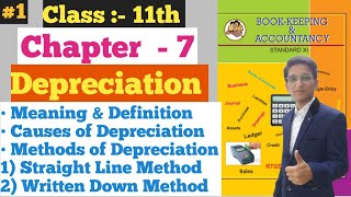 Depreciation  Meaning amp Definition  Causes of Depreciation  Chapter  7  Class 11th [upl. by Naved]