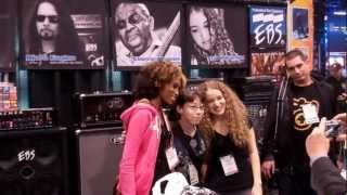 Tal Wilkenfeld  Jackson Browne  Namm Show 2012 Pt 1 [upl. by Westerfield675]