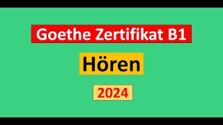 Goethe Zertifikat B1 Hören Modelltest mit Antworten am Ende  Vid  243 [upl. by Eunice]