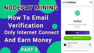 Nodepay email verification  nodepay human verification  nodepay wallet verify  nodepay mining [upl. by Llerred137]