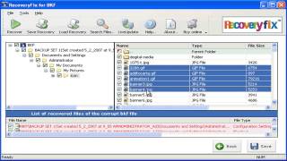 RecoveryFIX for BKF Repair Software [upl. by Enilauqcaj]