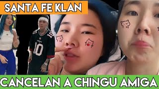 Quieren cancelar a Chingu Amiga por bailar con Santa Fe Klan [upl. by Tlaw]