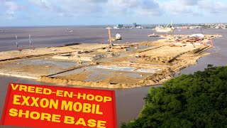 Vreed en Hoop SHORE BASE EXXON MOBIL Best and Crane Tour [upl. by Ynabla]