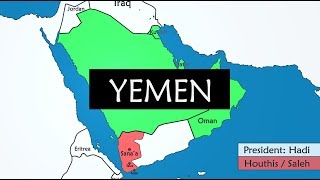 Yemen  28 years of history on a Map [upl. by Spense629]