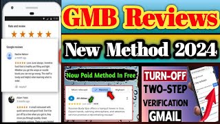 GMB listings review method 2024 full working  gmb new reviews method [upl. by Elburr279]